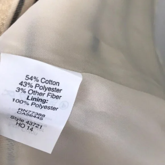 NWT J Crew Gold Striped Mini Cocktail Dress Size 8 - Picture 9 of 9